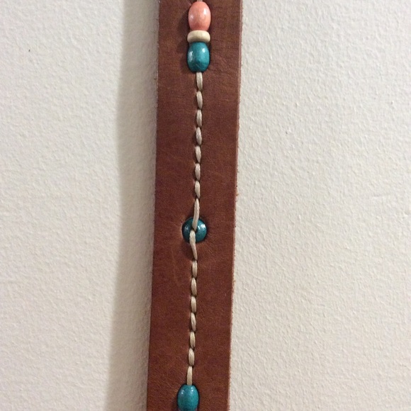 Vintage Pelican Cove buttery soft leather belt - Picture 6 of 14